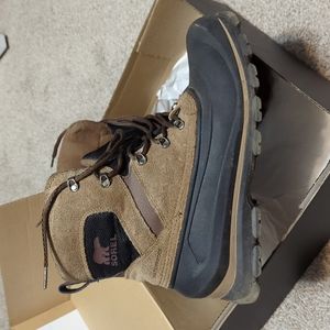Sorel Buxton Lace Waterproof (Delta,Black) size 9
